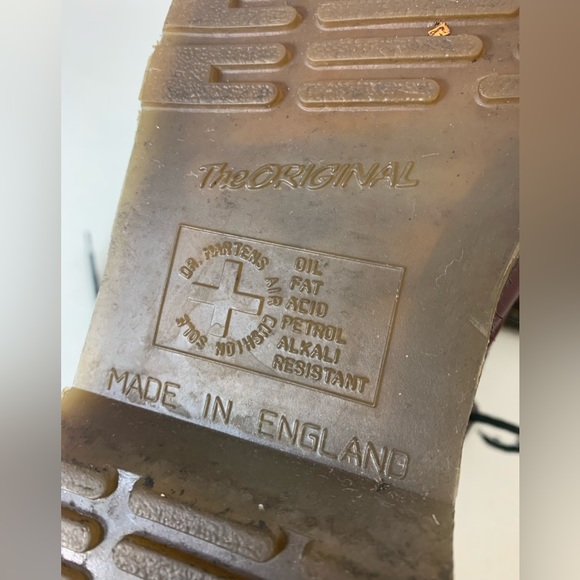 Dr martens lace up boots made in England 10 eye - Picture 7 of 11